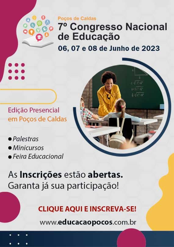 Estão abertas as Inscrições para o Congresso Nacional de Educação 2023