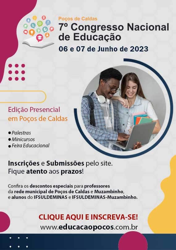 Fique atento aos prazos | Congresso Nacional de Educação de Poços de Caldas