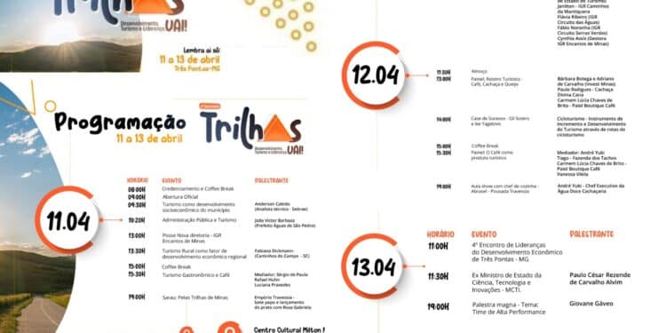 Abrasel Sul de Minas é apoiadora do 2º Seminário Trilhas: Turismo, Desenvolvimento e Liderança, Uai!