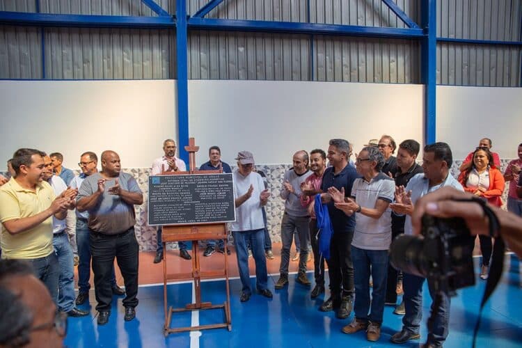 Prefeitura de Araxá reinaugura o Ginásio Poliesportivo José Custódio de Rezende, no bairro Parque das Flores
