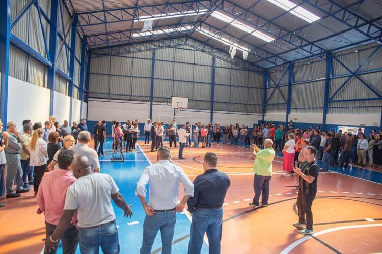 Prefeitura de Araxá reinaugura o Ginásio Poliesportivo José Custódio de Rezende, no bairro Parque das Flores