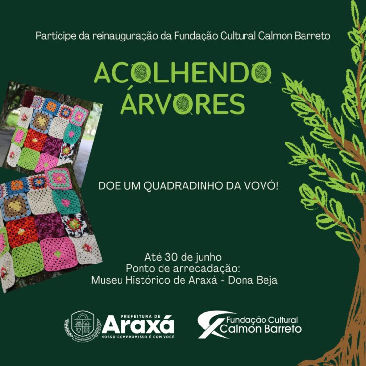Projeto Acolhendo Árvores continua arrecadando Quadradinhos da Vovó até 30 de junho