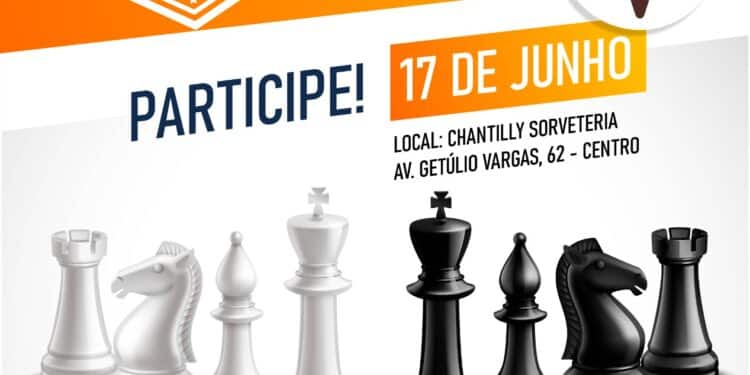 Secretaria Municipal de Esportes apoia 1ª Copa Araxá de Xadrez; evento acontece neste sábado