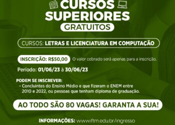 Polo UAB Araxá oferta vagas para cursos superiores de Letras – Português e Licenciatura em Computação