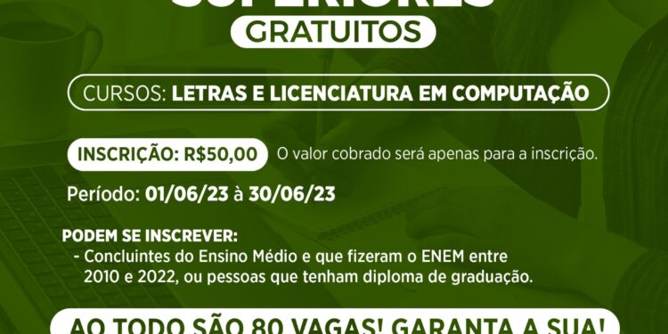 Polo UAB Araxá oferta vagas para cursos superiores de Letras – Português e Licenciatura em Computação