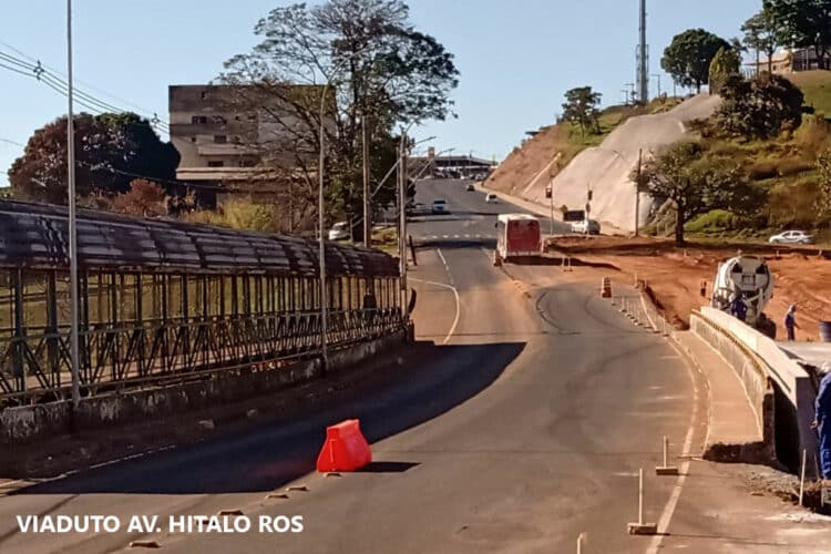 Segurança Pública alerta condutores para cuidados no tráfego no viaduto da avenida Hitalo Ros e na antiga rua do Matadouro