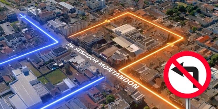 Avenida Senador Montandon terá mudanças no tráfego a partir de 4 de agosto