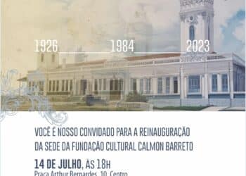 Sede da Fundação Cultural Calmon Barreto será reinaugurada hoje (14/07) com atrações para a comunidade