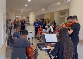 Pais são homenageados em hospital de Uberlândia-MG