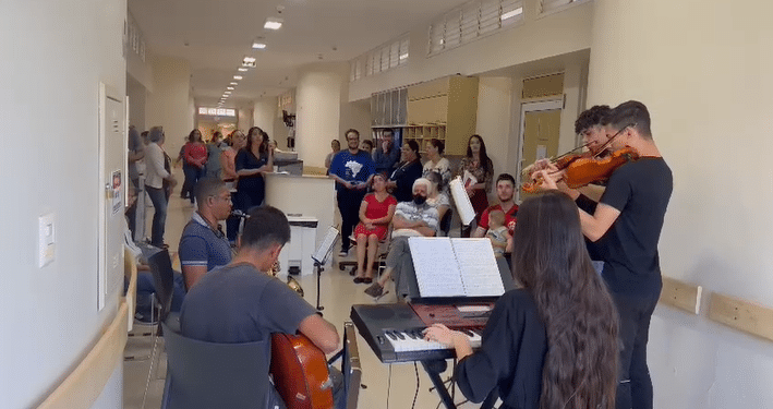 Pais são homenageados em hospital de Uberlândia-MG