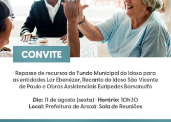 Convite: Repasse de recursos do Fundo do Idoso