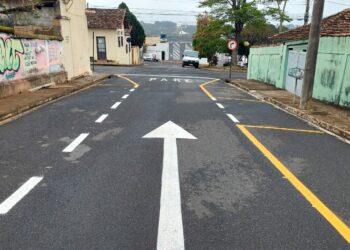 Parte da rua São Luiz, no Centro, passa a ser mão única a partir de quarta (30)