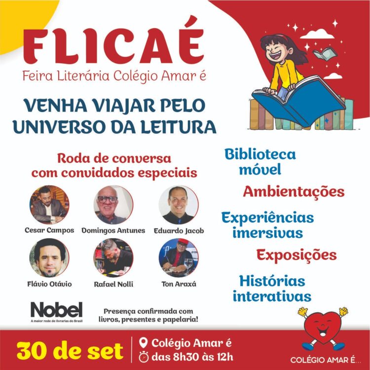A Magia das Palavras Ganha Vida na 2ª Feira Literária do Colégio Amar é… (FLICAÉ)