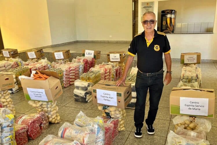 MotoFest 2023 reverte entrada em mais de seis toneladas de cestas básicas para entidades filantrópicas; evento contou com parceria da Prefeitura de Araxá