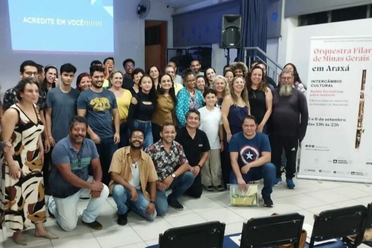 Orquestra Filarmônica de Minas Gerais atrai mais de 2.000 pessoas em Araxá