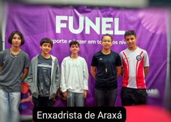 Araxá conquista 5 medalhas na etapa Uberaba do Circuito MG de Xadrez Rápido 2023