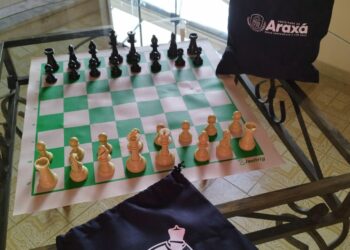 Sorteios de peças de xadrez e tabuleiros como incentivo