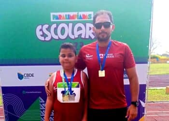 Atletas de Araxá conquistam medalhas na Etapa Nacional das Paralimpíadas Escolares