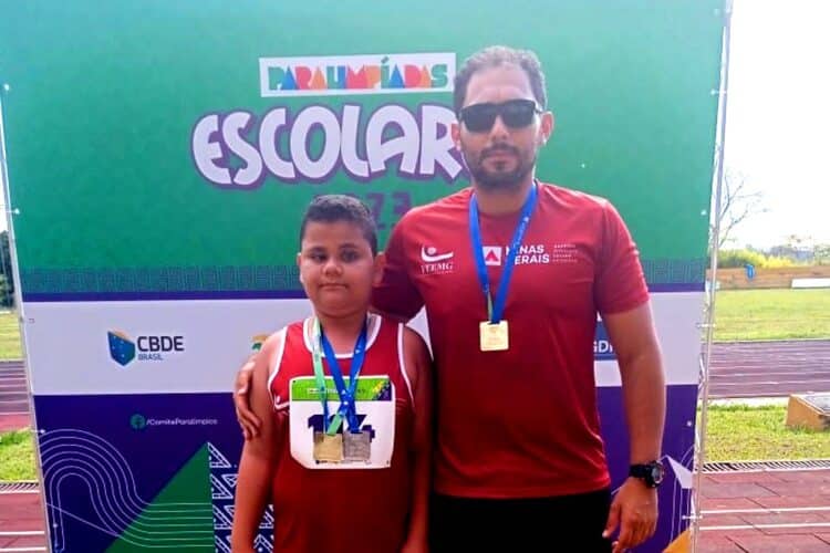 Atletas de Araxá conquistam medalhas na Etapa Nacional das Paralimpíadas Escolares