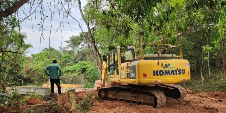 Prefeitura de Araxá inicia construção da nova ponte sobre o Ribeirão Pirapetinga