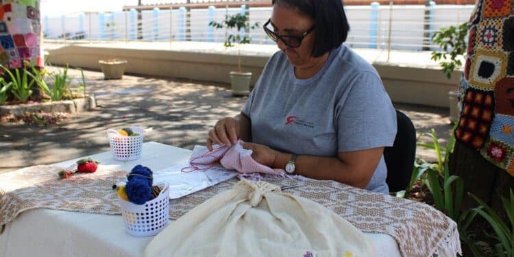 Ateliê de Tecelagem está com vagas abertas para o curso de bordado em ponto-cruz