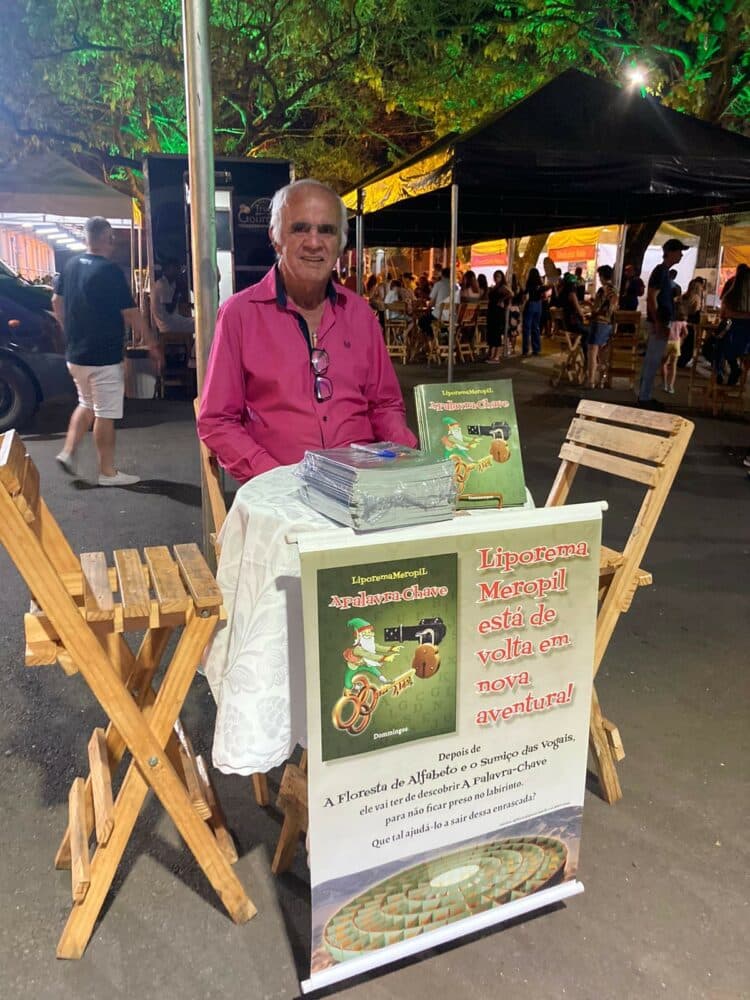 LIPOREMA MEROPIL – A PALAVRA CHAVE novo livro do autor DOMMINGOS há apenas 7 dias de sua chegada já tem agenda cheia pelos próximos 40 dias