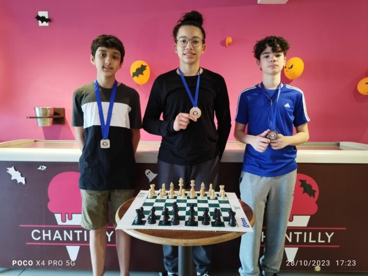 Theo conquista a 17ª Chantilly de Xadrez