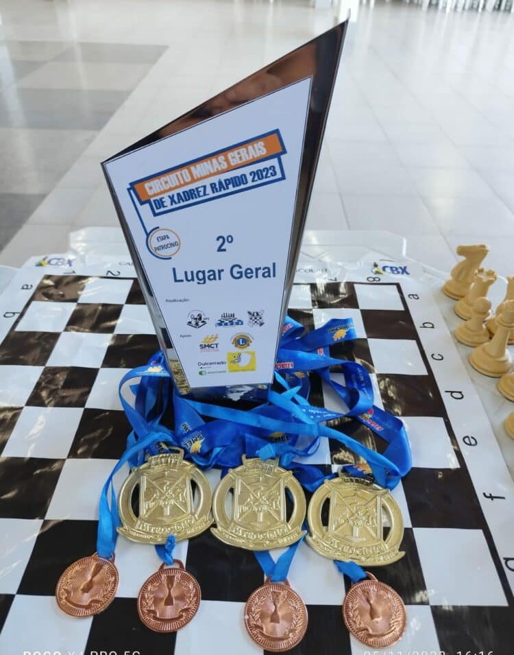 Xadrez araxaense brilha na Etapa Patrocínio do Circuito MG