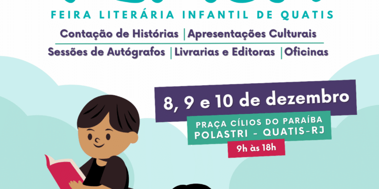 Feira Literária Infantil de Quatis Promove Cultura e Leitura para Crianças e Famílias na Região