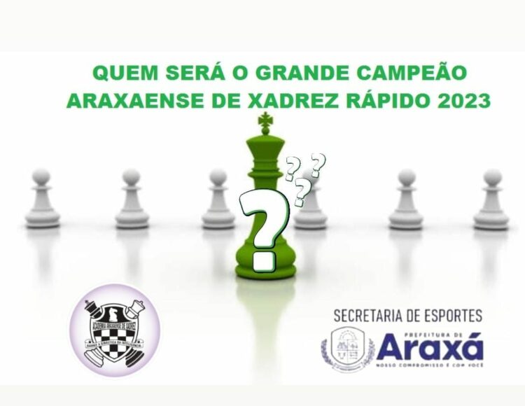 Araxá conhece os finalistas da final do Campeonato Araxaense de Xadrez Rápido 2023