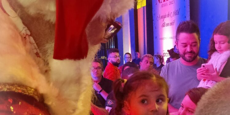 Papai Noel chegou! Atendimentos às crianças começam neste sábado (9)
