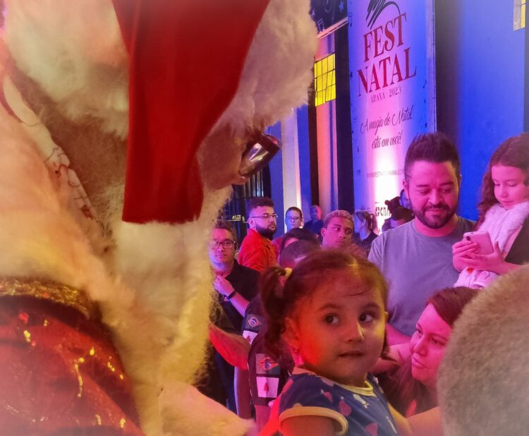 Papai Noel chegou! Atendimentos às crianças começam neste sábado (9)