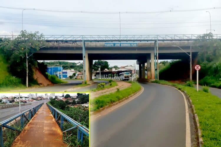 Avenida Dâmaso Drummond fica parcialmente interditada neste fim de semana, no ponto do Viaduto José Domingos Filho