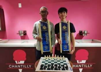 Bruno Alexandre e Mestre Nacional Sérgio são os Campeões Araxaense de Xadrez 2023