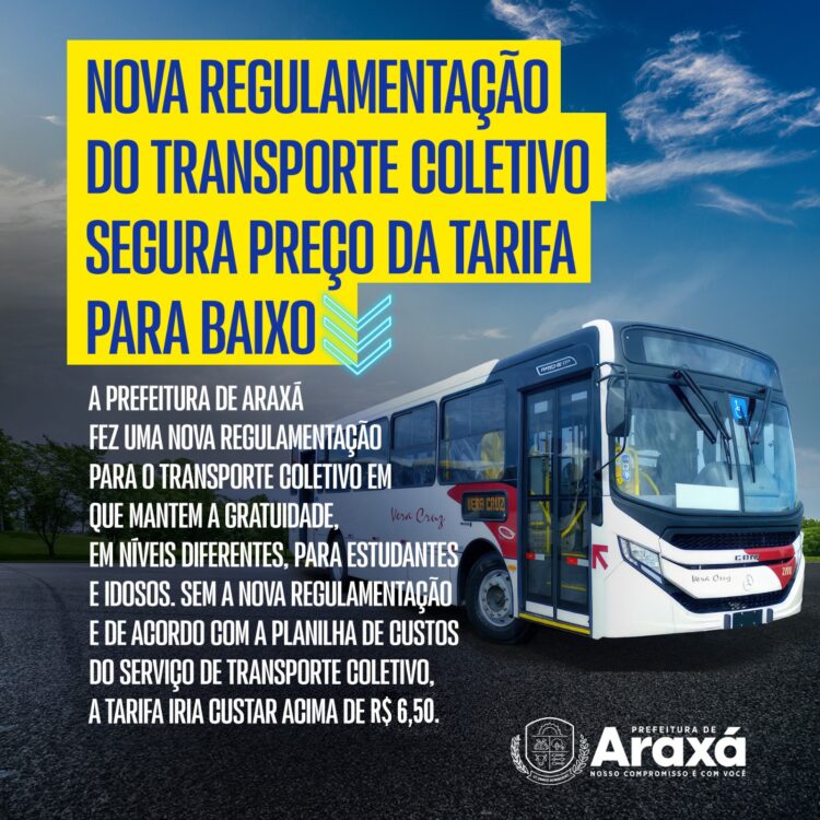 Atenção para o cadastramento e recarga para a gratuidade do transporte público coletivo urbano para estudantes