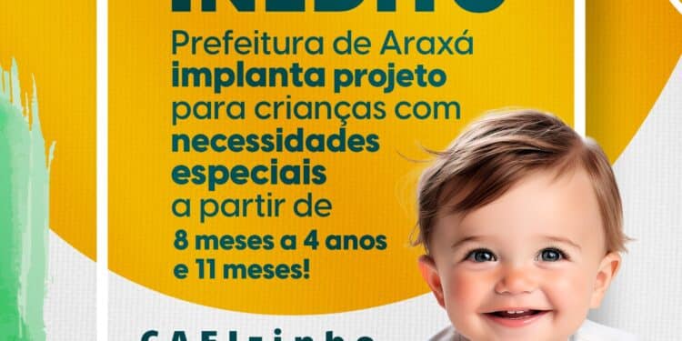 Prefeitura de Araxá implanta projeto inédito para crianças com necessidades especiais a partir de 8 meses