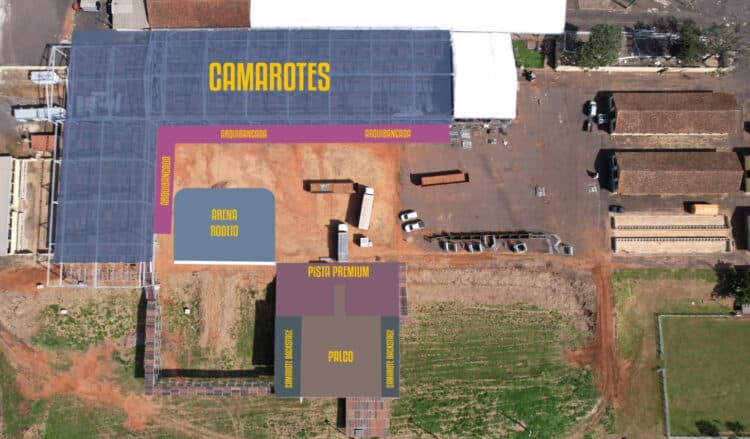 Araxá Rodeio Show anuncia arquibancada de frente para o palco e mais novidades na estrutura