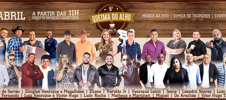 Artistas preparam repertório especial para a Queima do Alho 2024