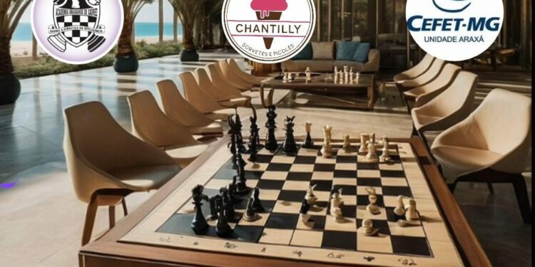 Torneio de xadrez em Araxá arrecadará alimentos para o Rio Grande do Sul