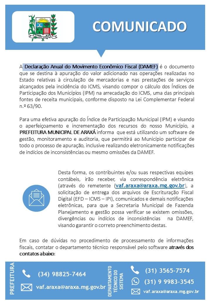 Empresas devem validar a Declaração do Valor Adicionado Fiscal