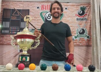 Diego Pontes é o novo campeão do Sinucão Araxá