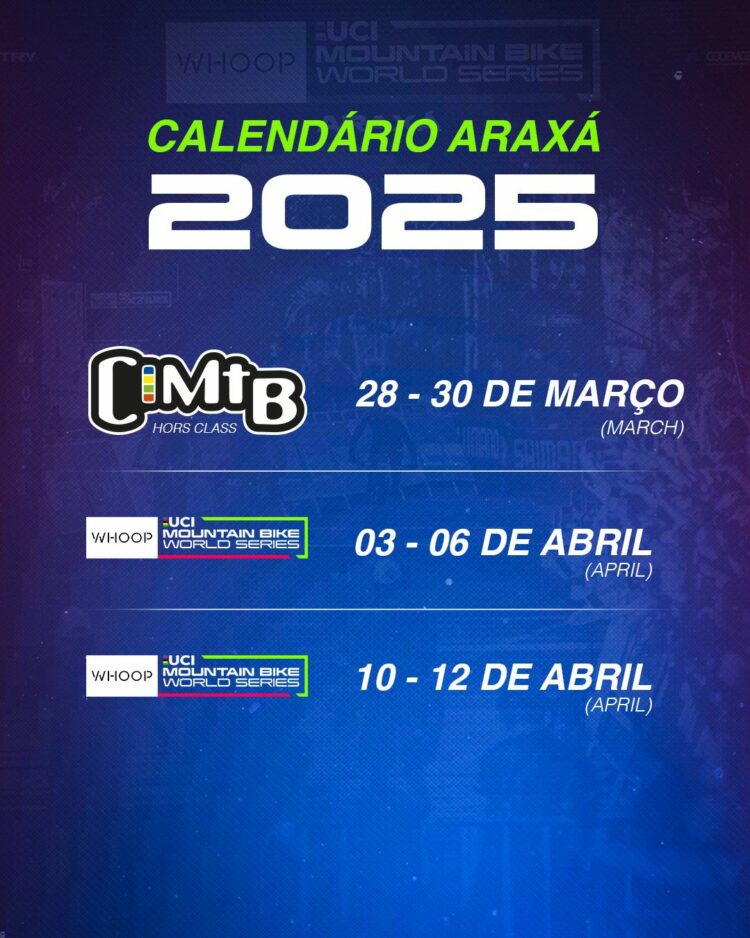 CALENDÁRIO ARAXÁ 2025