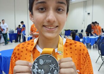 Araxaense Edgard é vice-campeão dos Jogos Escolares Brasileiro de Xadrez 2024
