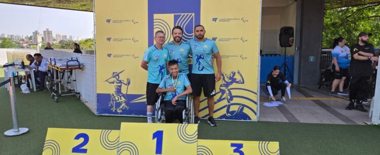 Atletas araxaenses conquistam 10 medalhas no Campeonato Brasileiro de Atletismo Paralímpico sub-17