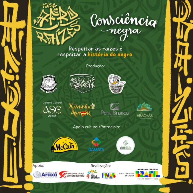 Festival Afro Raízes celebra o Dia da Consciência Negra com programação gratuita em Araxá