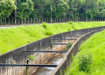 Prefeitura realiza obras de reforço estrutural no canal da Avenida Dâmaso Drumond