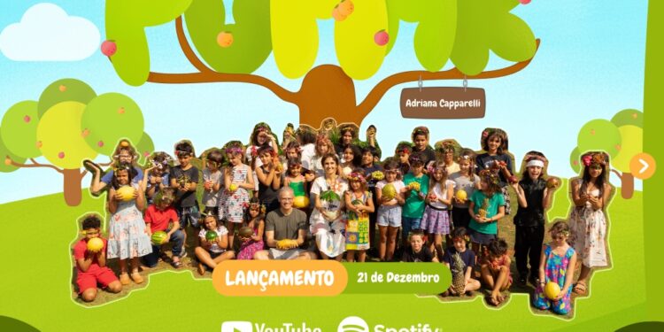 Adriana Capparelli lança EP “Pomar” com músicas infantis criadas na Comunidade Educativa Pomar