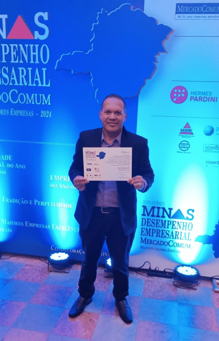 Bem Brasil é a ganhadora do XXVI Prêmio Minas – Desempenho Empresarial – Melhores e Maiores Empresas