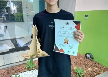 Araxaense Edgard é terceiro lugar no Torneio de Xadrez em Patrocínio