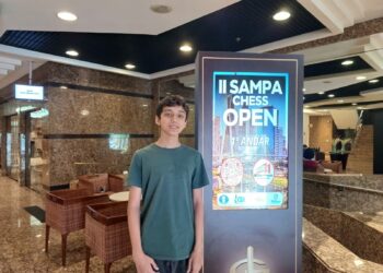 Enxadrista araxaense Edgard obtém 55% de aproveitamento no II Sampa Chess Open